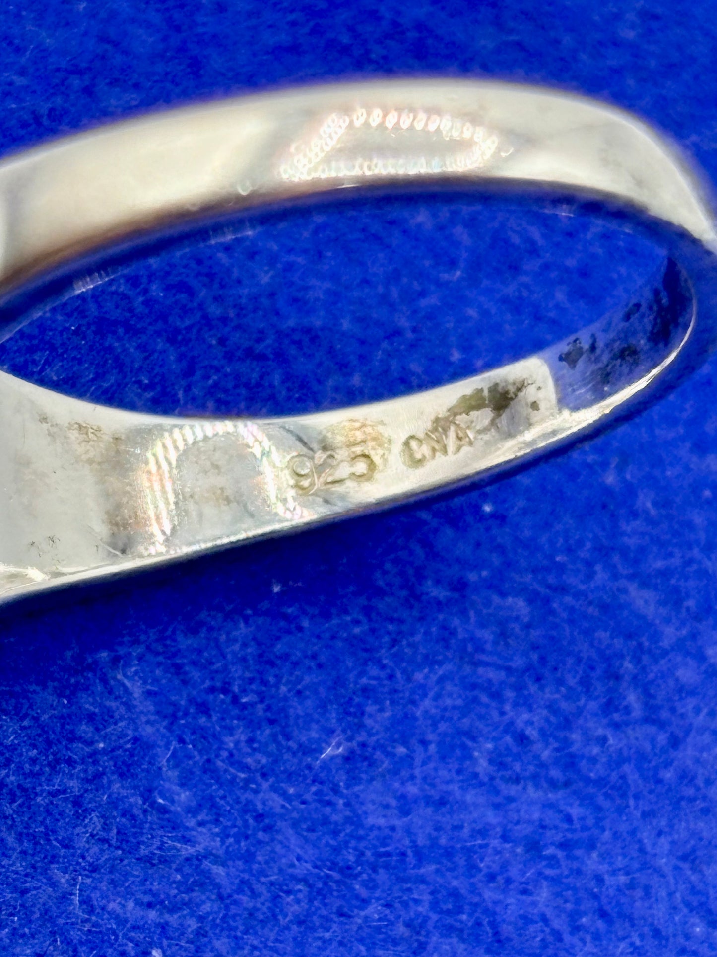 Sterling Silver CNA Purple Jade Ring