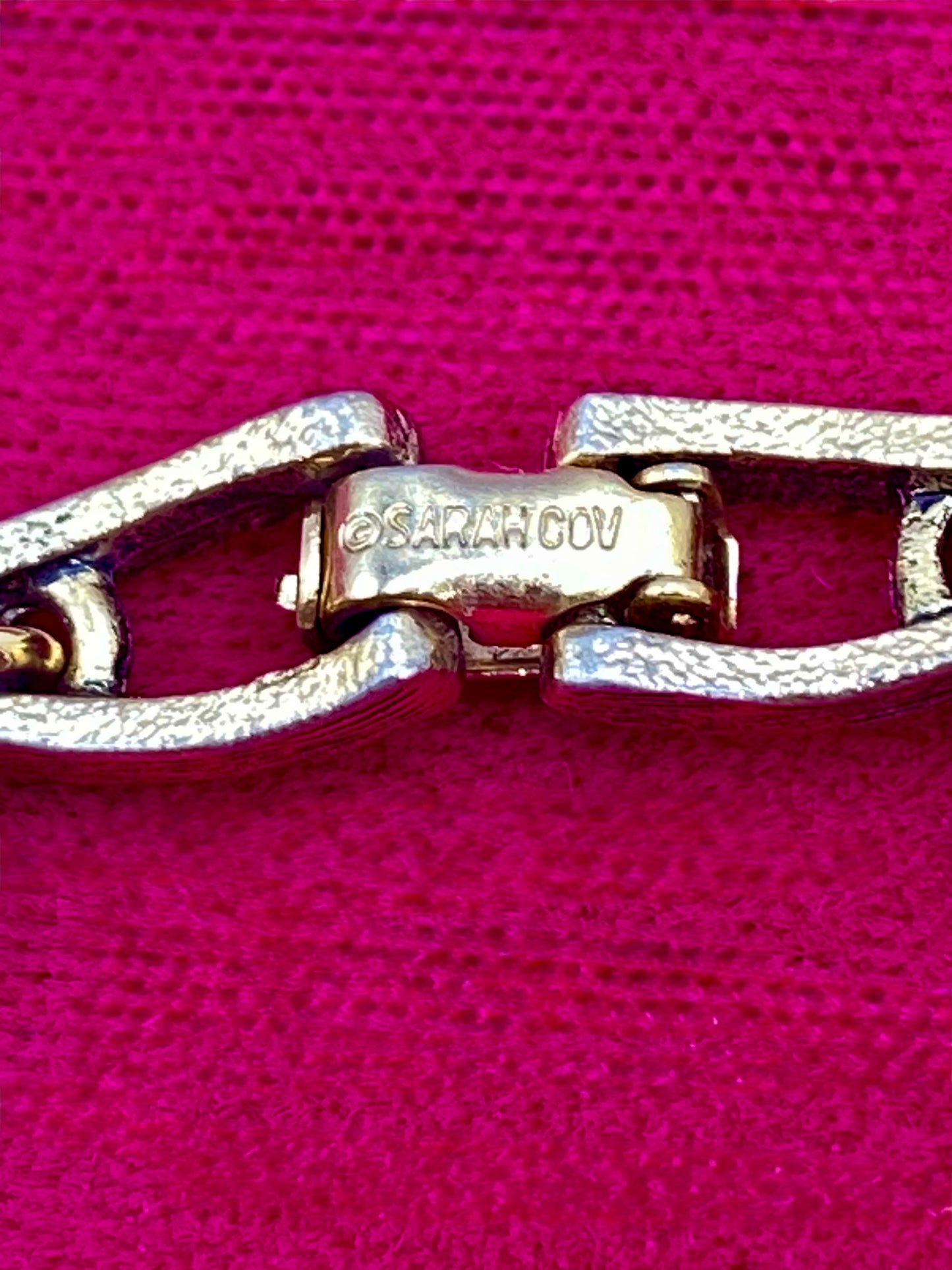 Sarah Coventry “Contessa” Gold Tone Bracelet