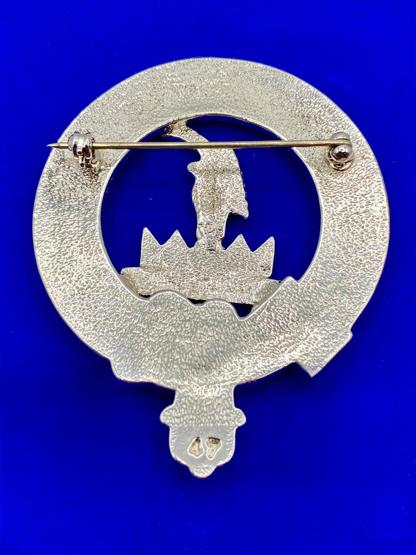 Pewter Per Ardua “Through Difficulty” Scottish Irish Clan Brooch