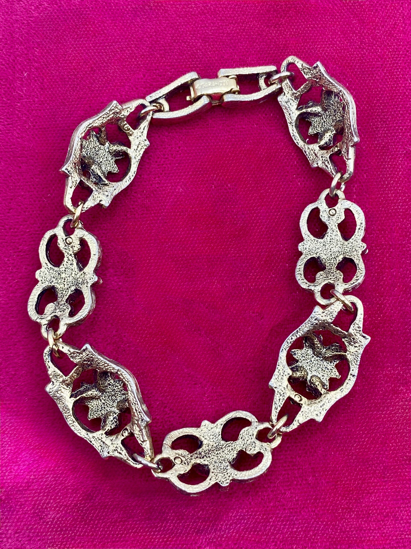 Sarah Coventry “Contessa” Gold Tone Bracelet