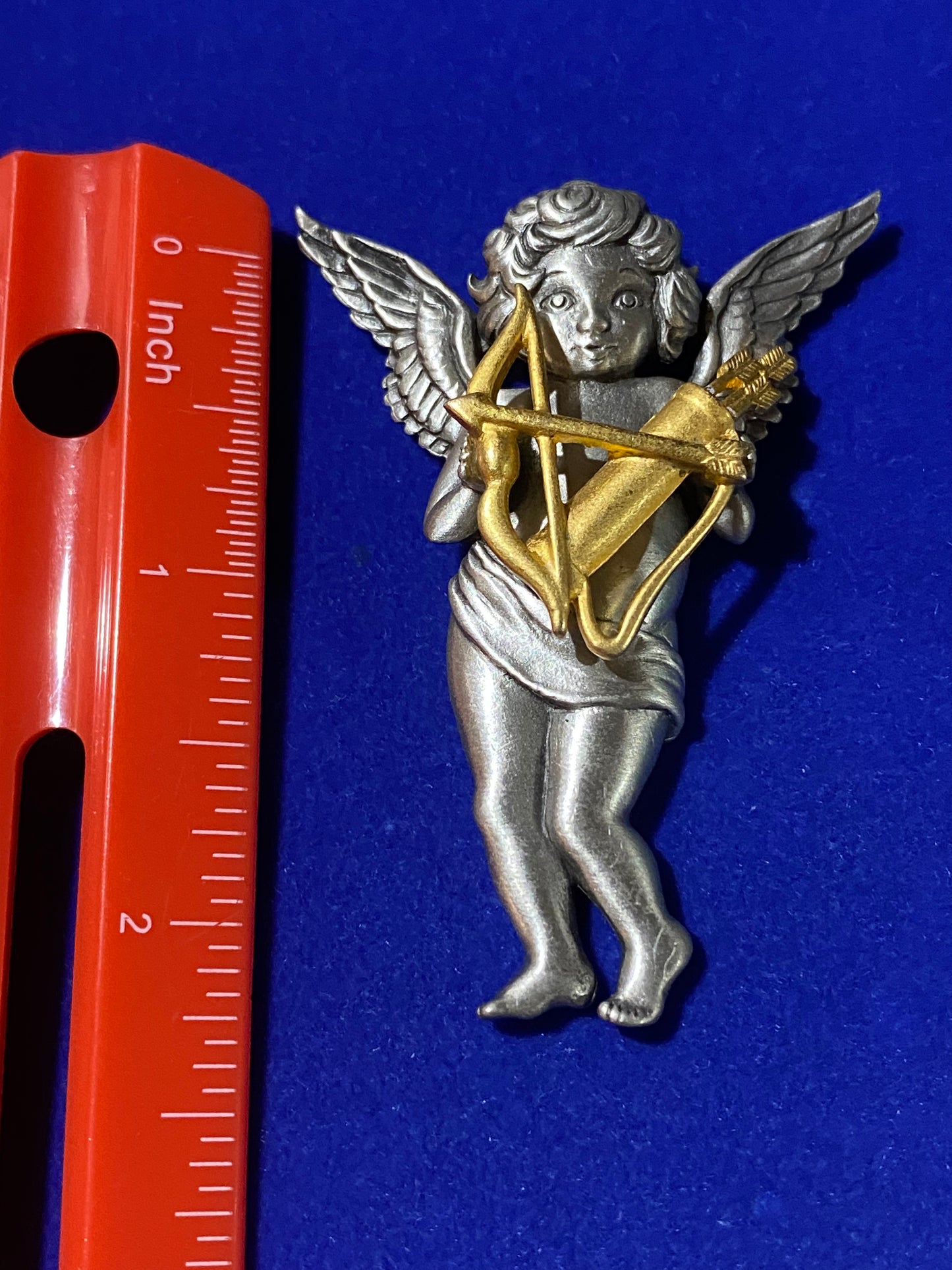 JJ Cherub Brooch