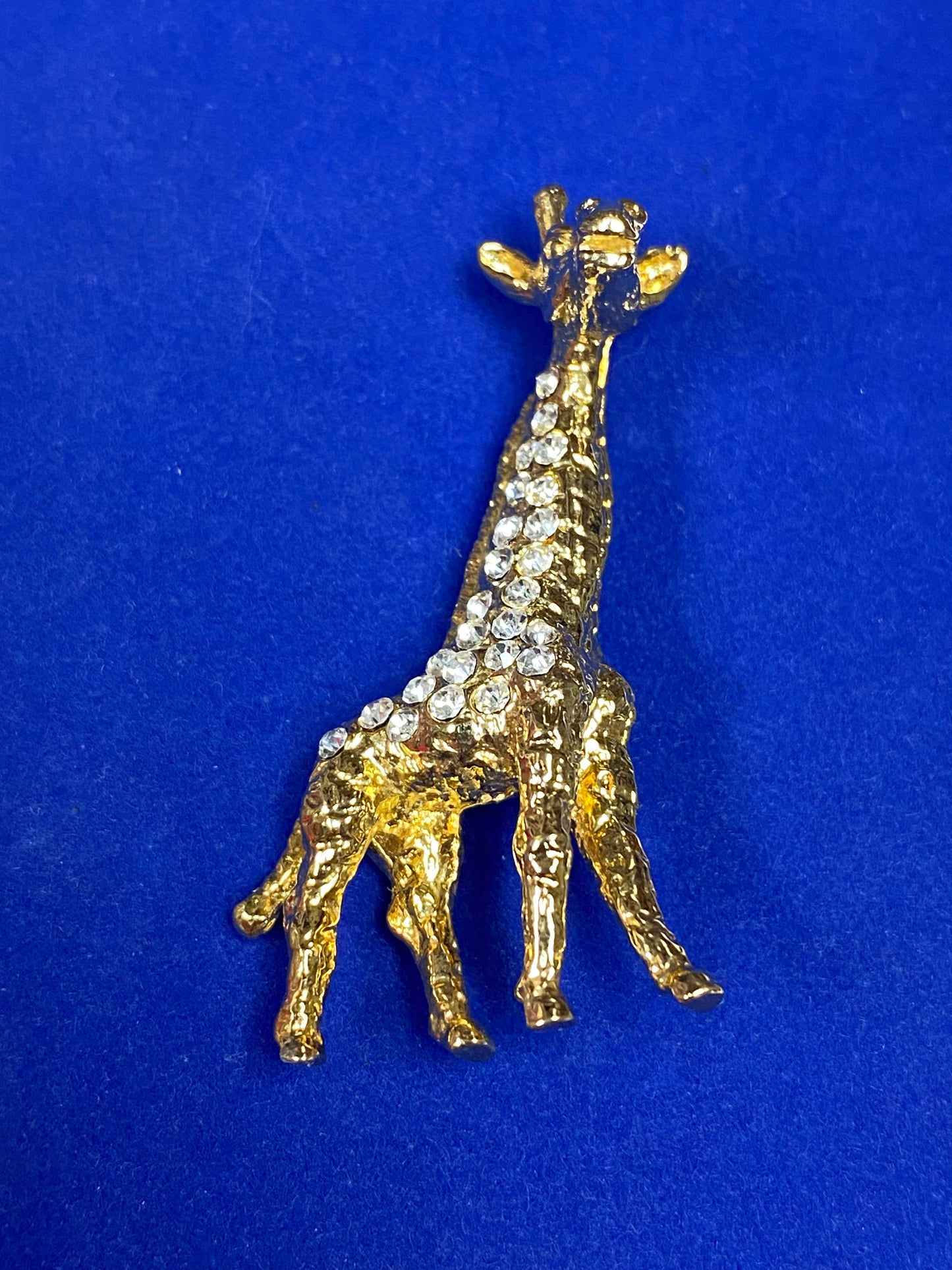 Giraffe Rhinestone Brooch