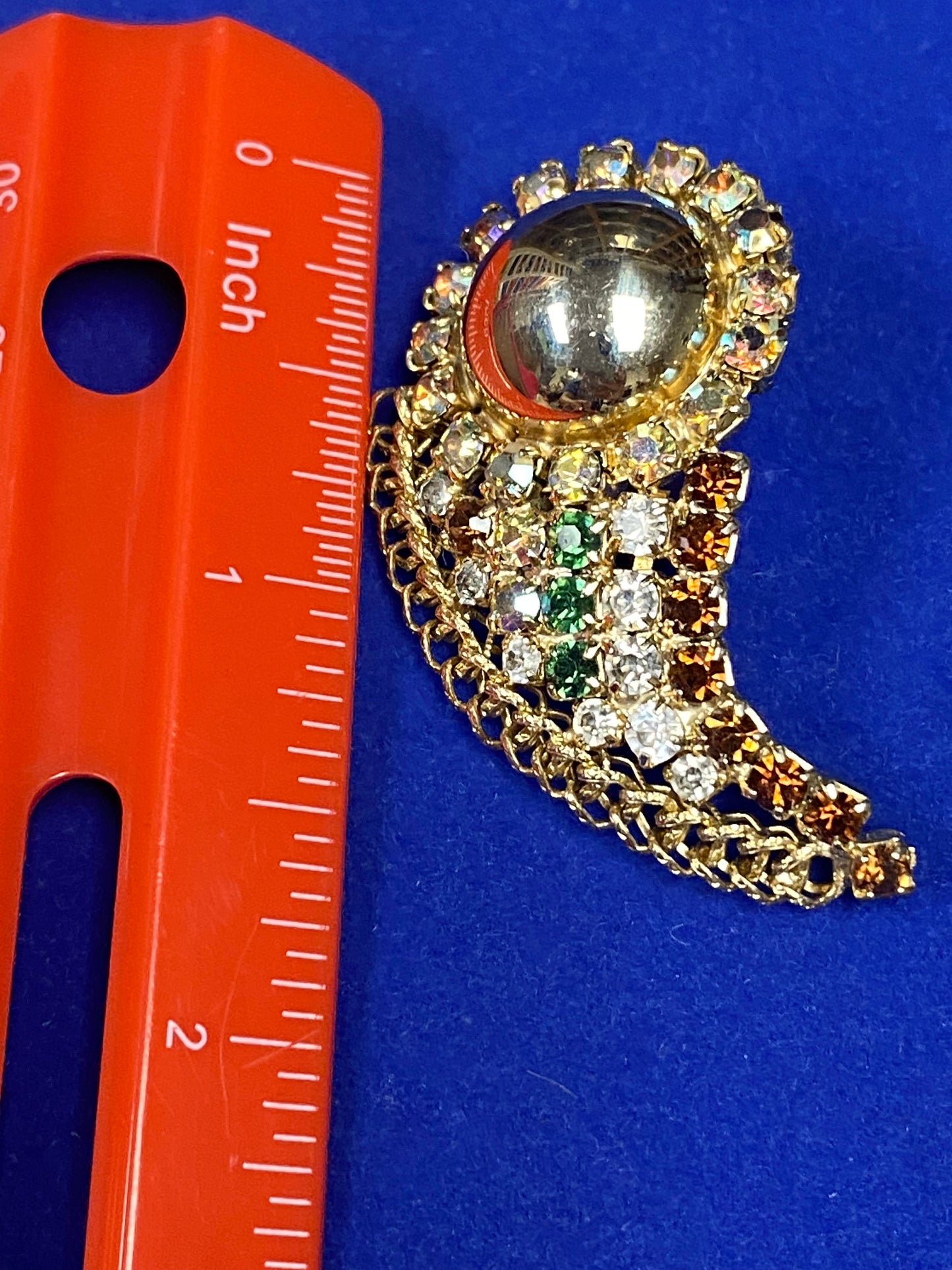 Vintage Hobé Rhinestone Clip Ons