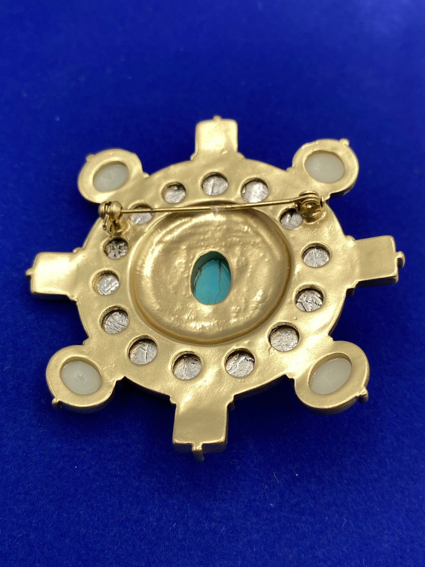 Contemporary Coin Brooch