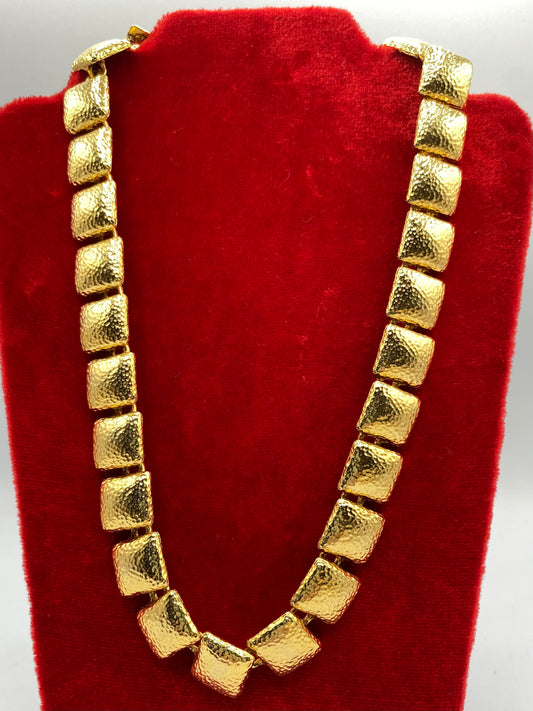 Vintage Anne Klein Gold Tone Necklace