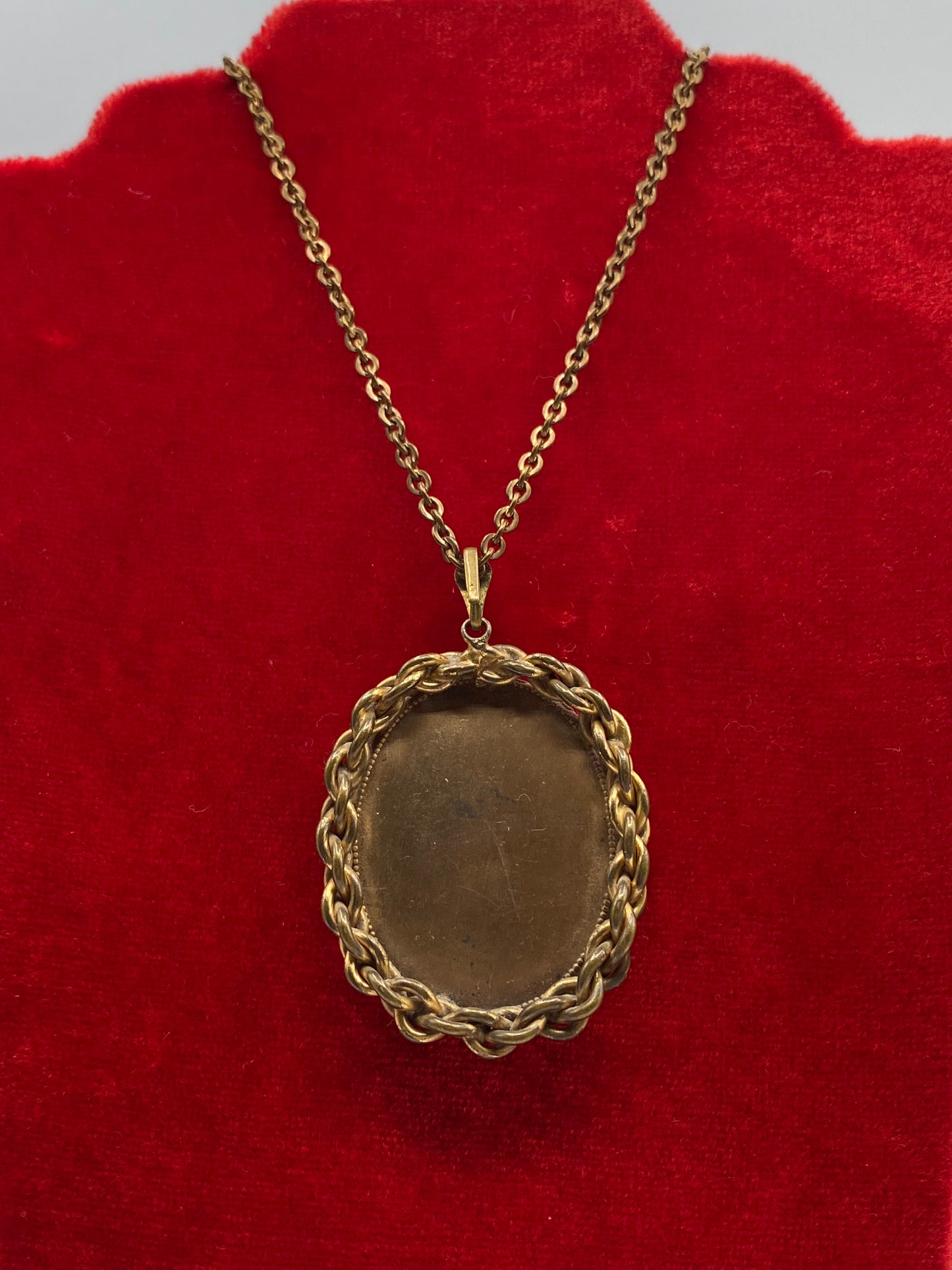 Vintage Courtship Scene Necklace