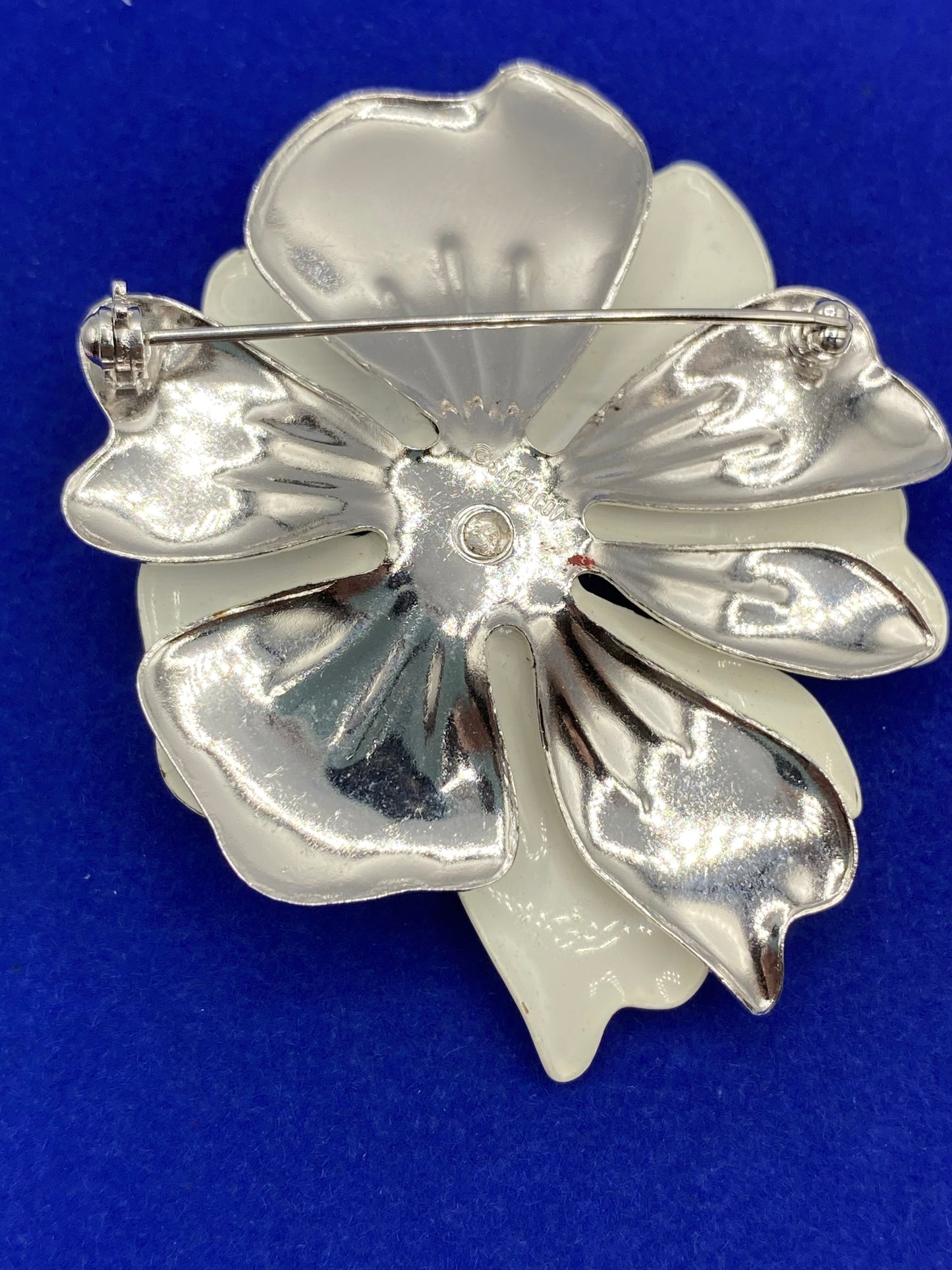 Vintage Sarah Coventry Enamel Flower Brooch