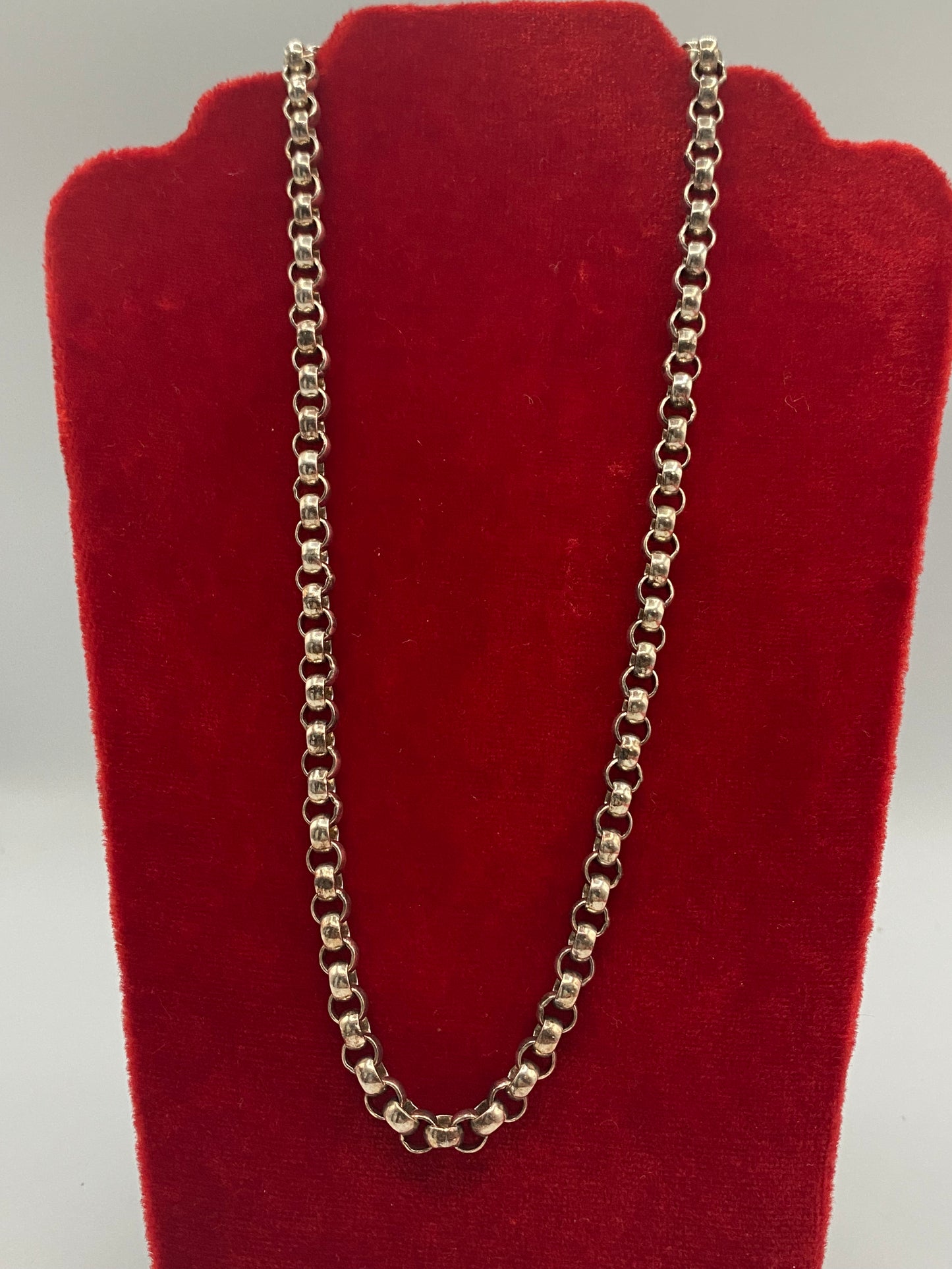 Sterling Silver Euro Bolt Chain