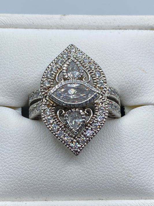 Ross Simmons Sterling Silver CZ Ring