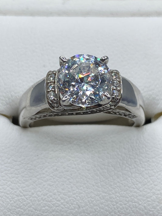 Sterling Silver CZ Ring