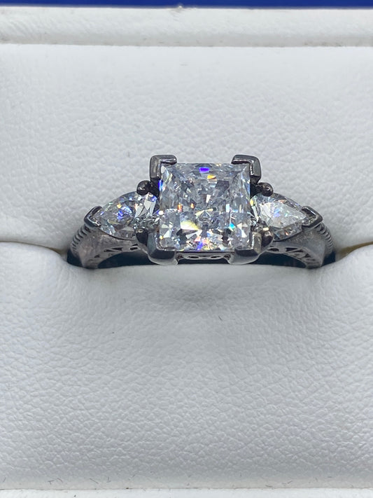 Sterling Silver CZ Ring