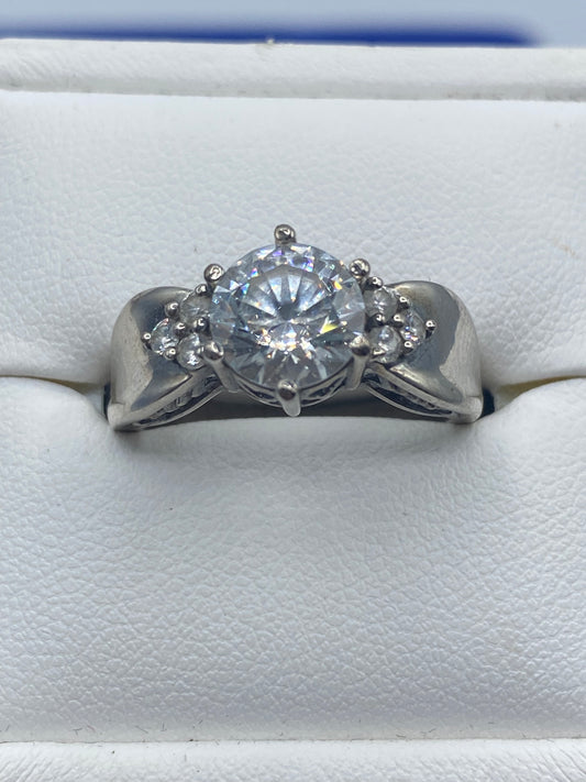 Sterling Silver MEDA CZ Ring