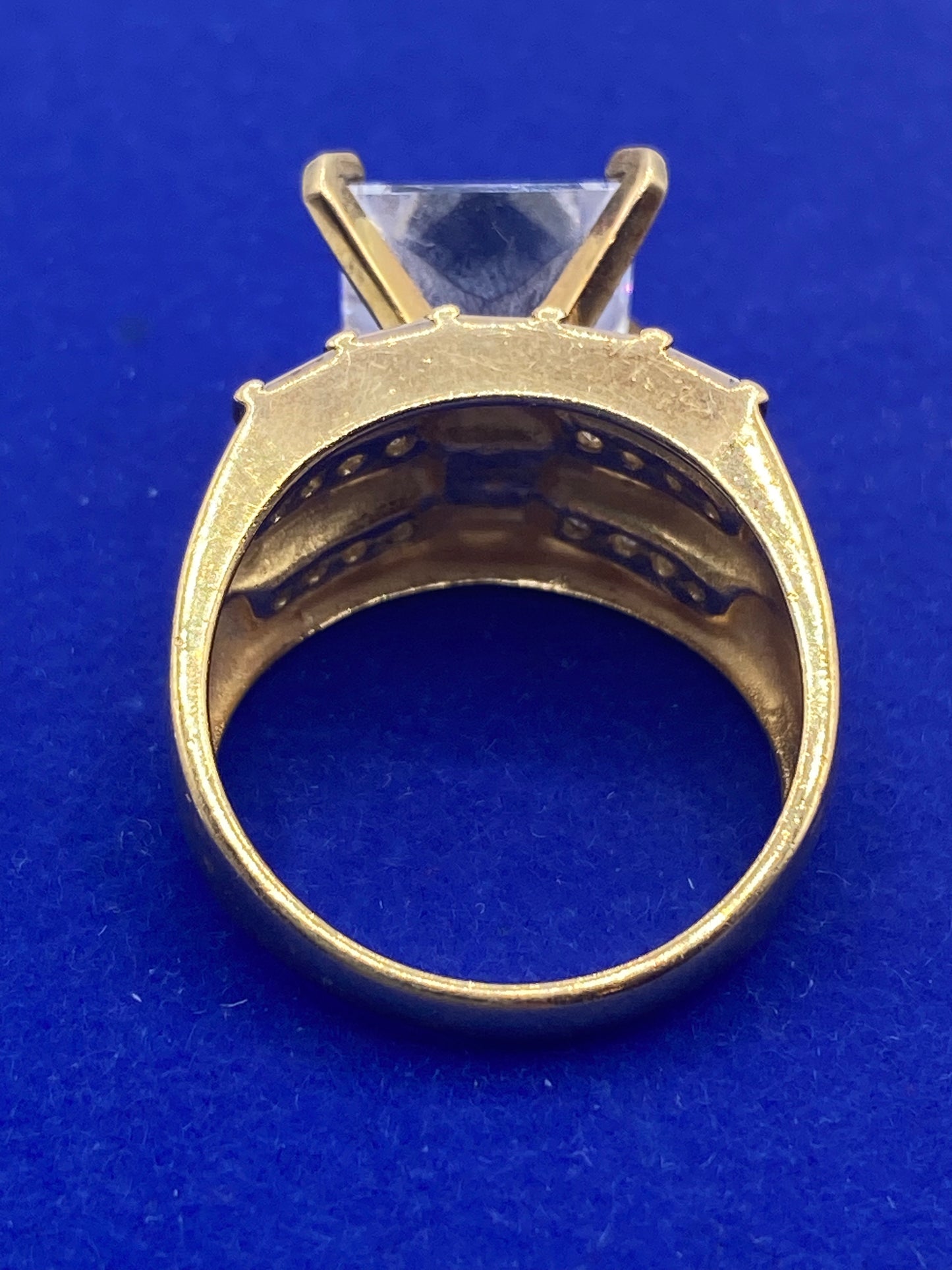 Ross Simmons CZ Vermeil Sterling Silver Ring