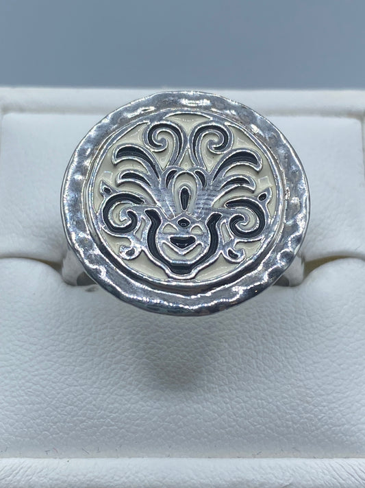Ross Simmons Hammered Sterling Silver Ring