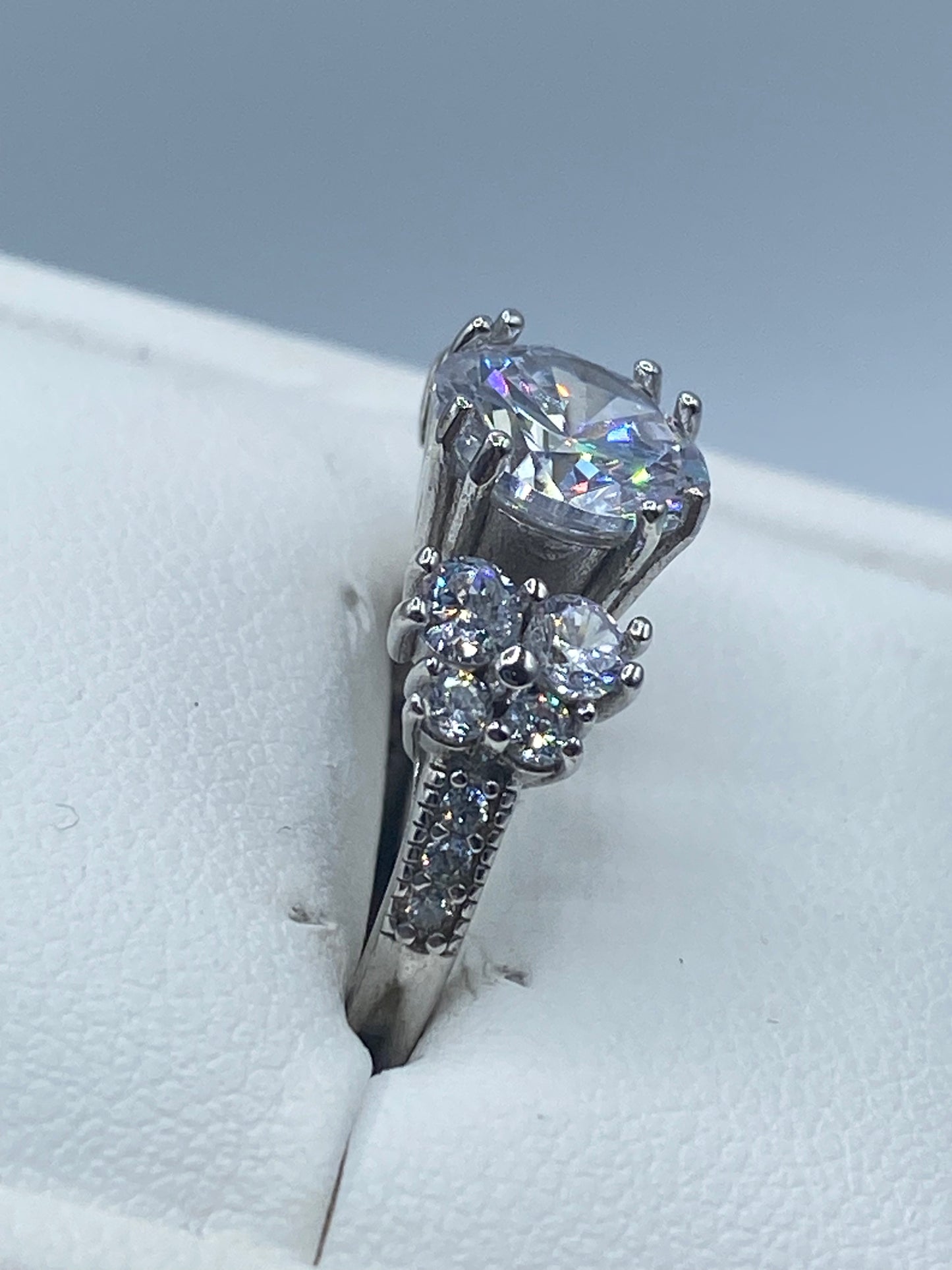 Sterling Silver CZ Ring