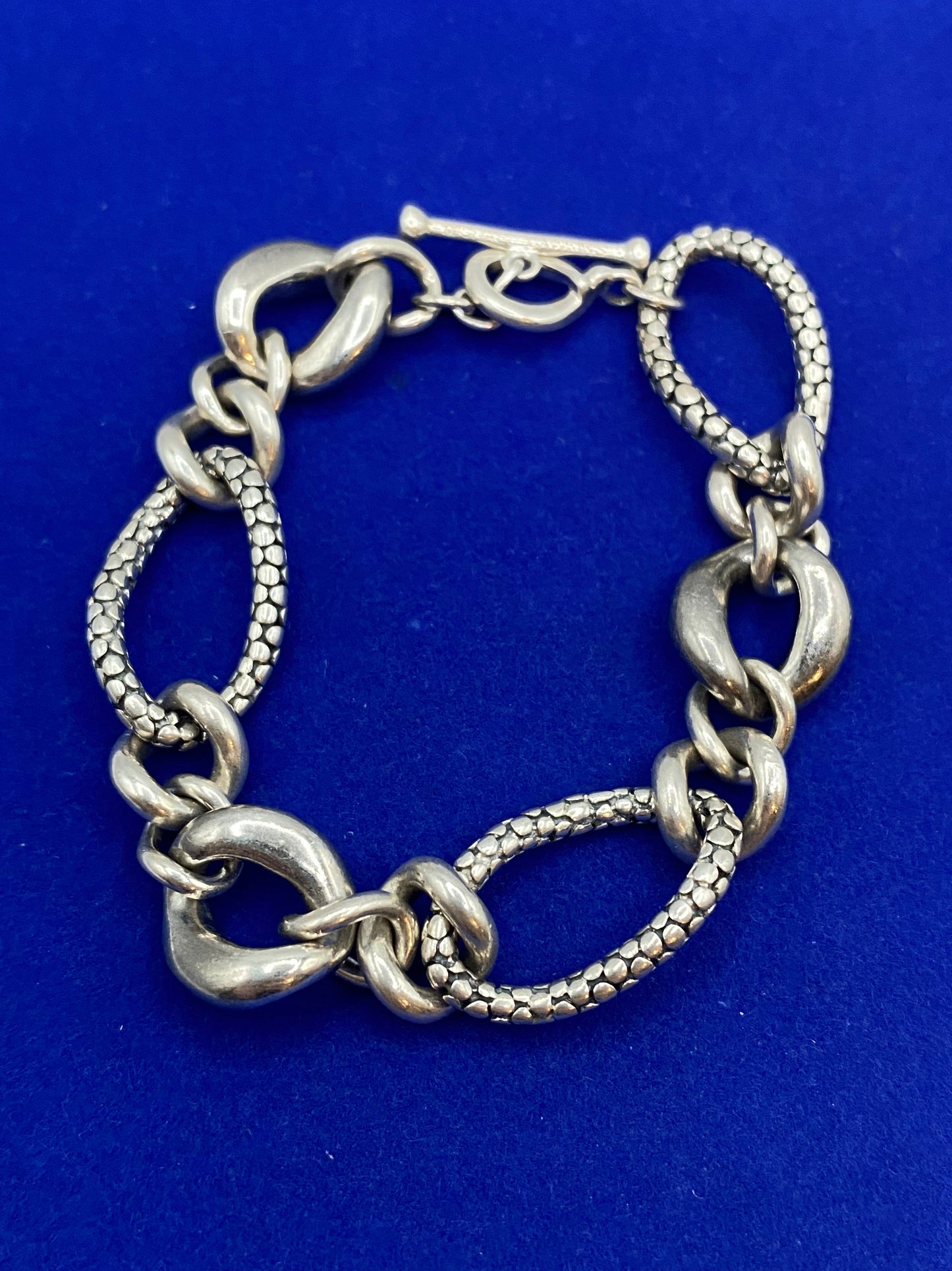 Michael Dawkins Sterling Silver Curb Link Bracelet