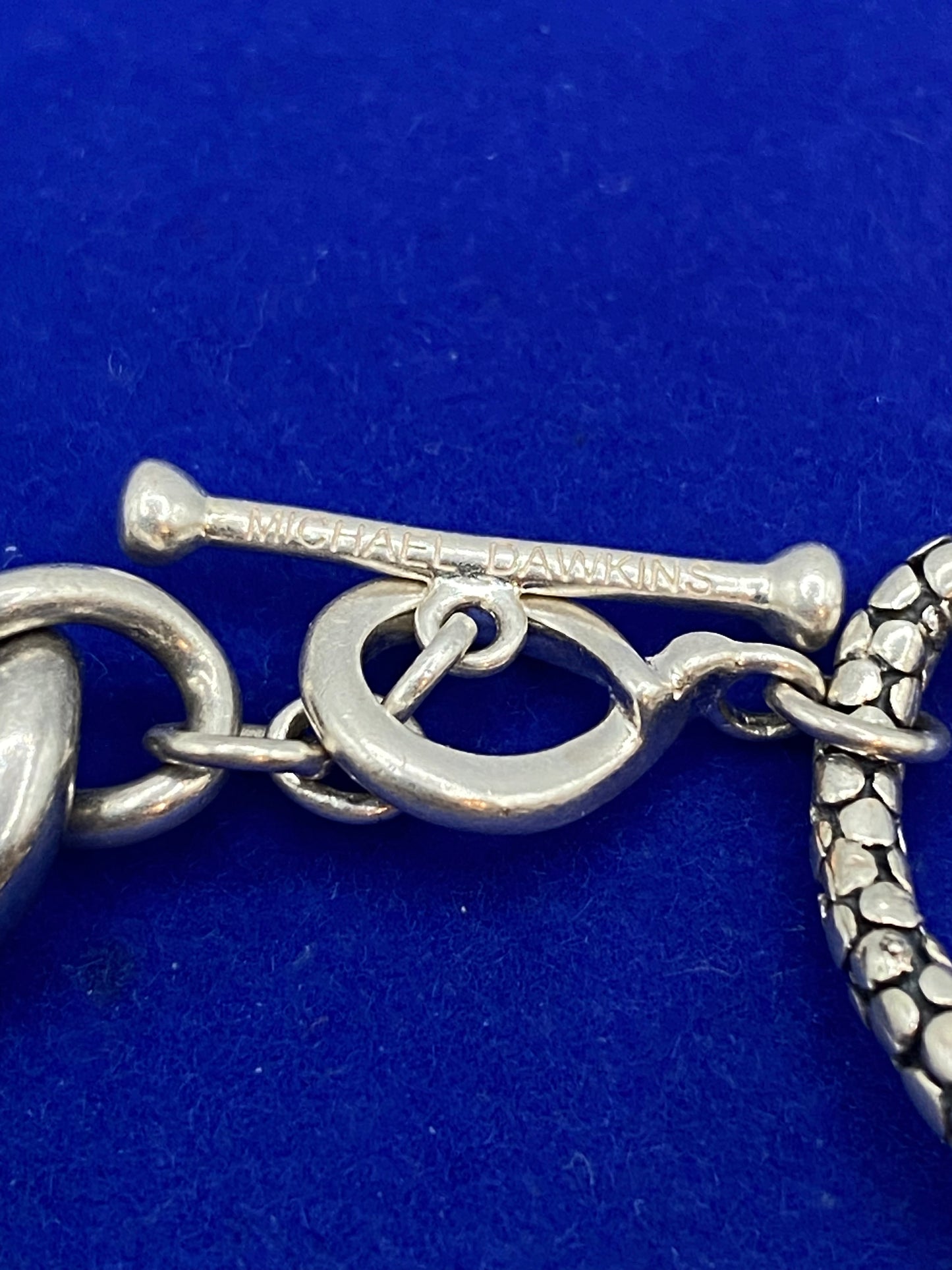 Michael Dawkins Sterling Silver Curb Link Bracelet