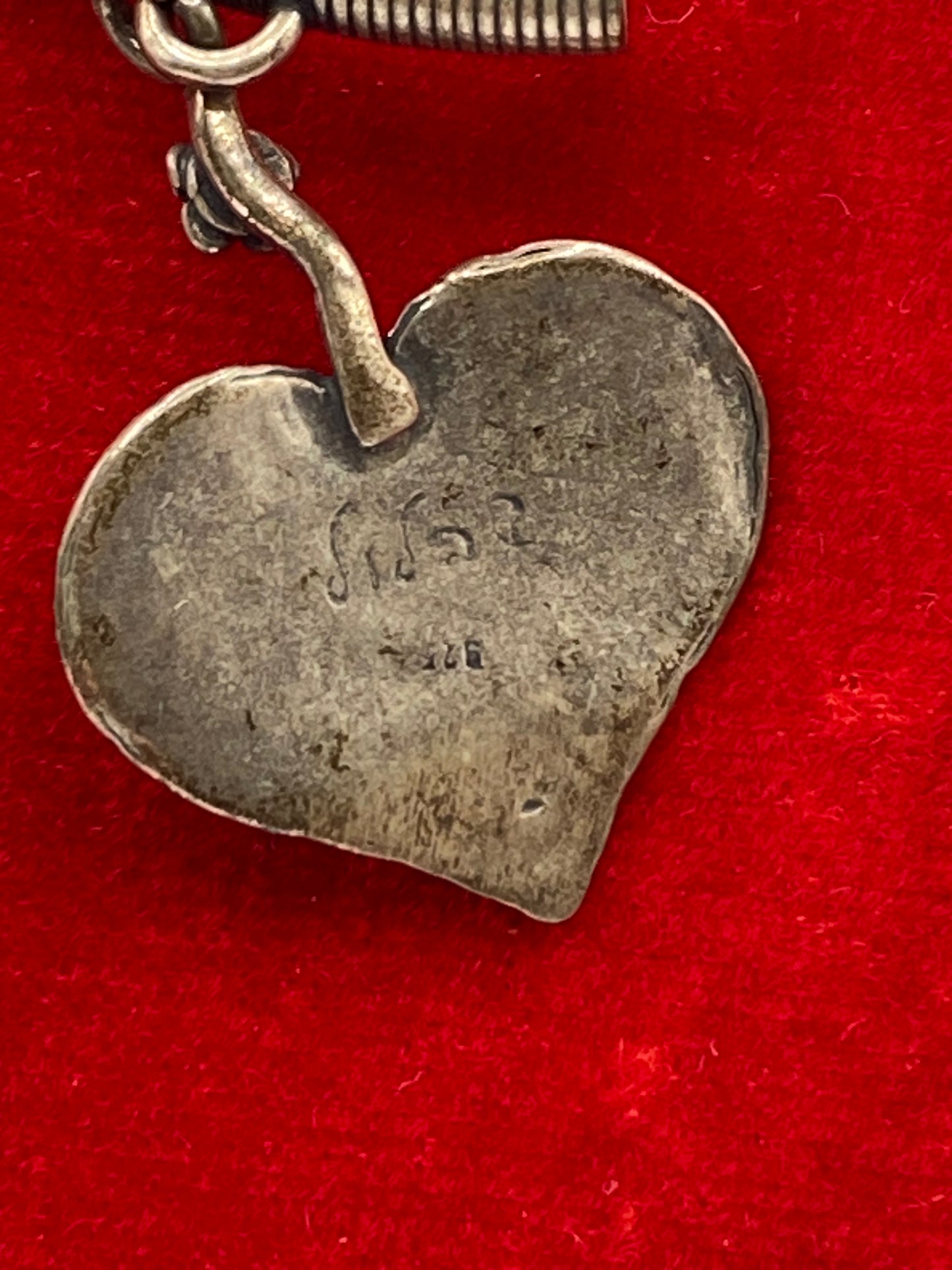 Sterling Silver Didae Heart Necklace