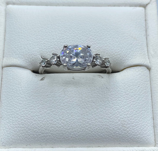 Sterling Silver CZ Ring