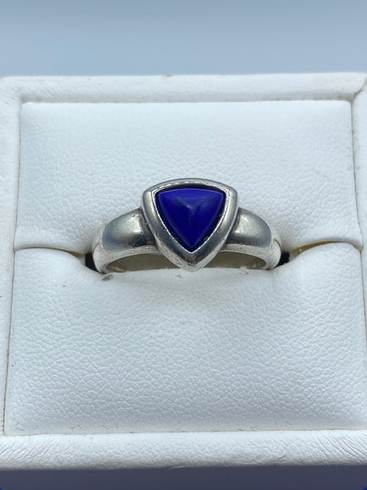 Sterling Silver Quinn Lapis Ring