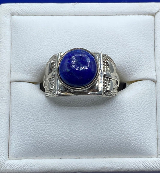 Sterling Silver Lapis Ring