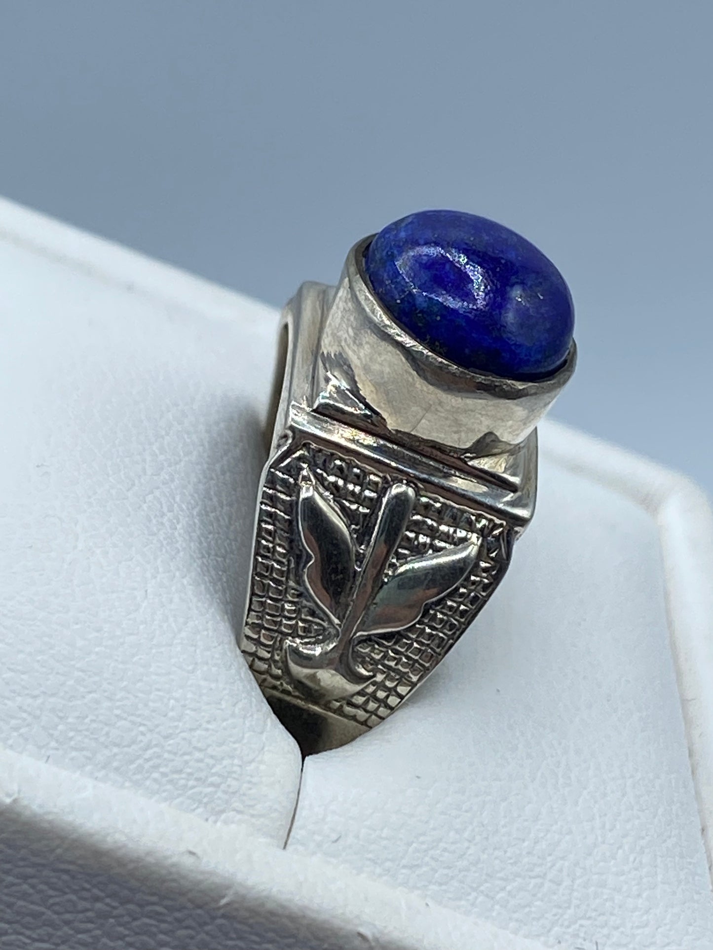 Sterling Silver Lapis Ring