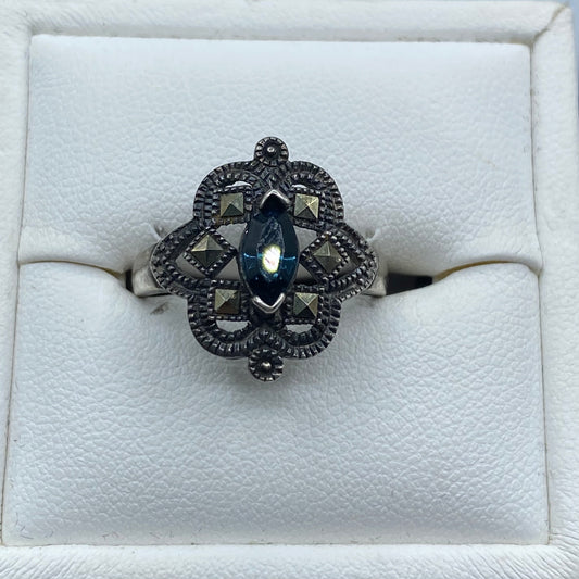 Sterling Silver Marcasite Ring
