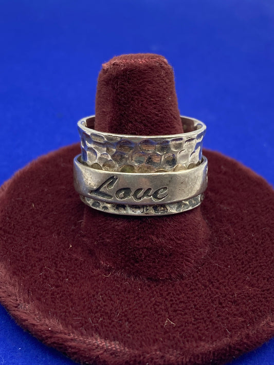 Sterling Silver Spinner Ring