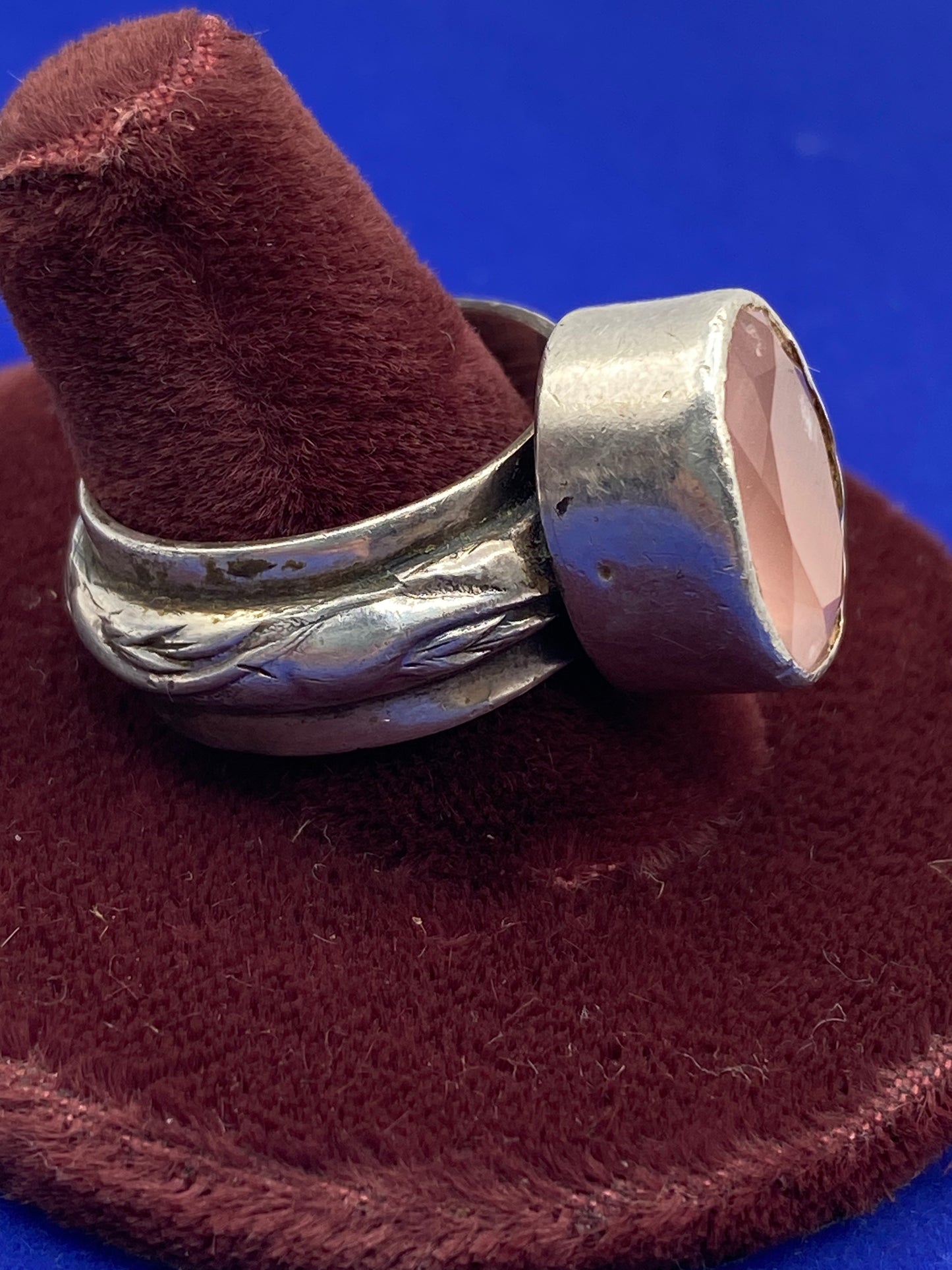 Sterling Silver Silpada Rose Quartz Ring