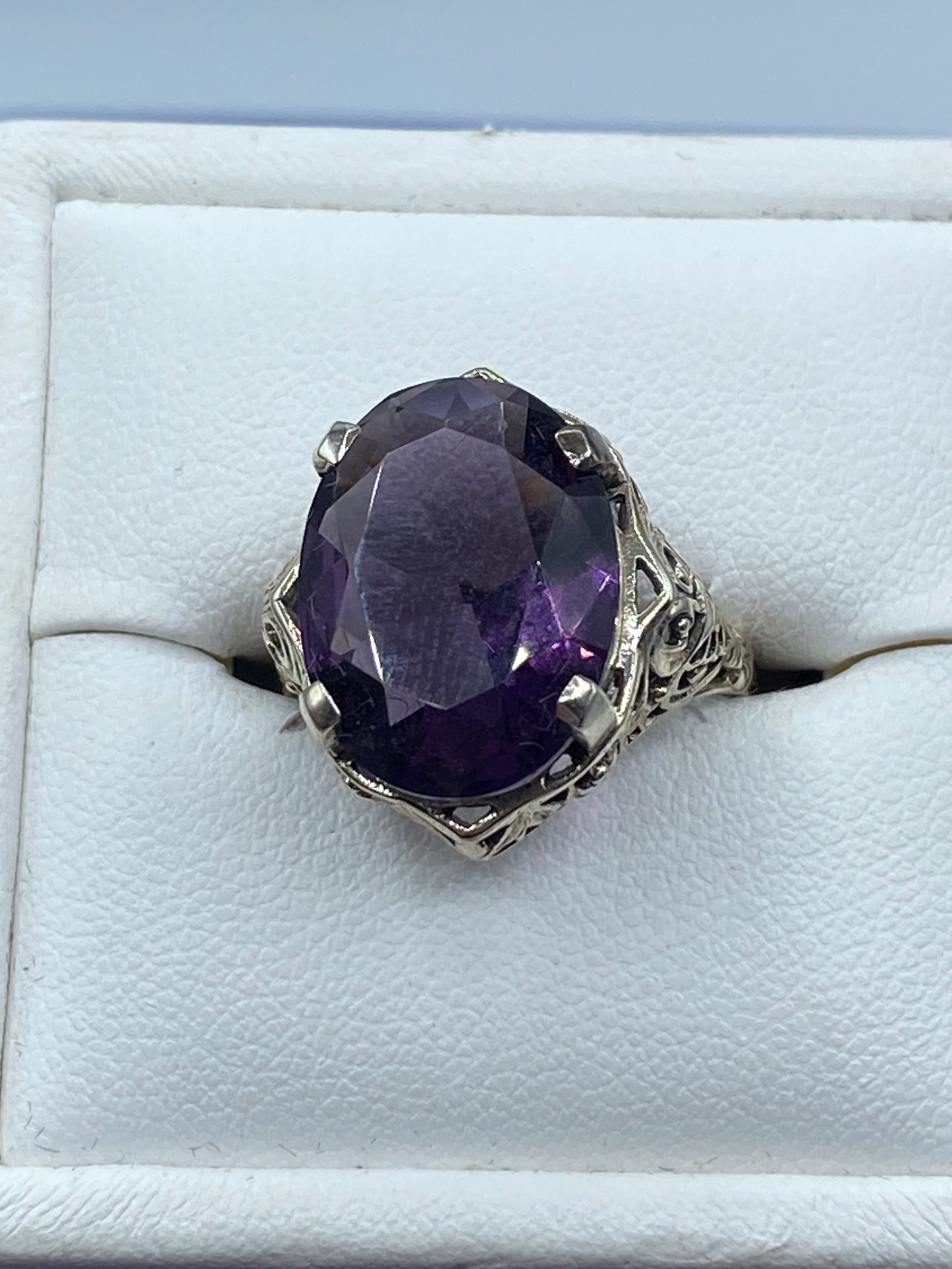 Sterling Silver Deco Style Ring
