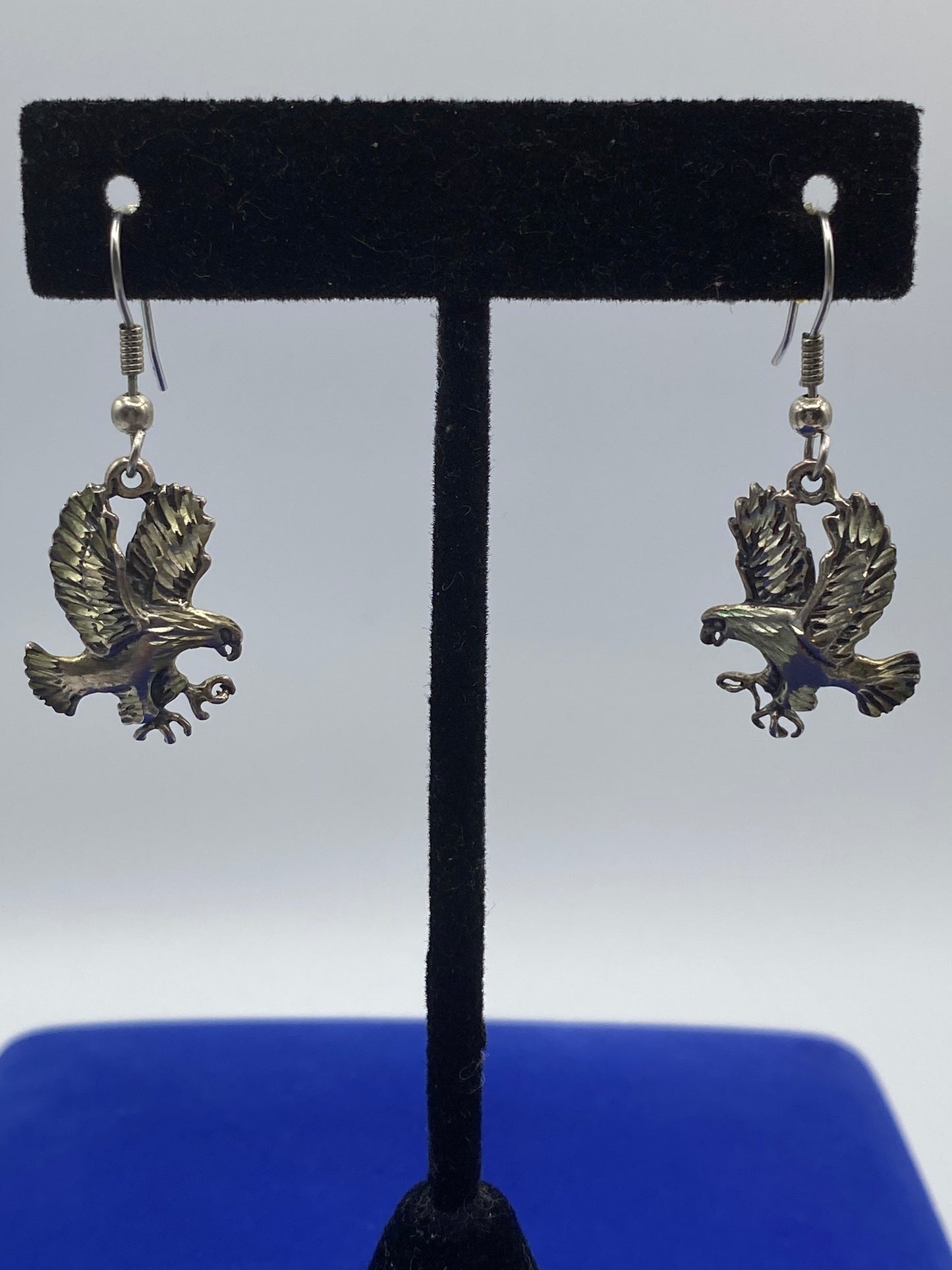 Sterling Silver Eagle Earrings