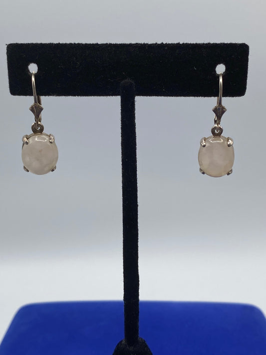 Sterling Silver Rose Quartz Earrings