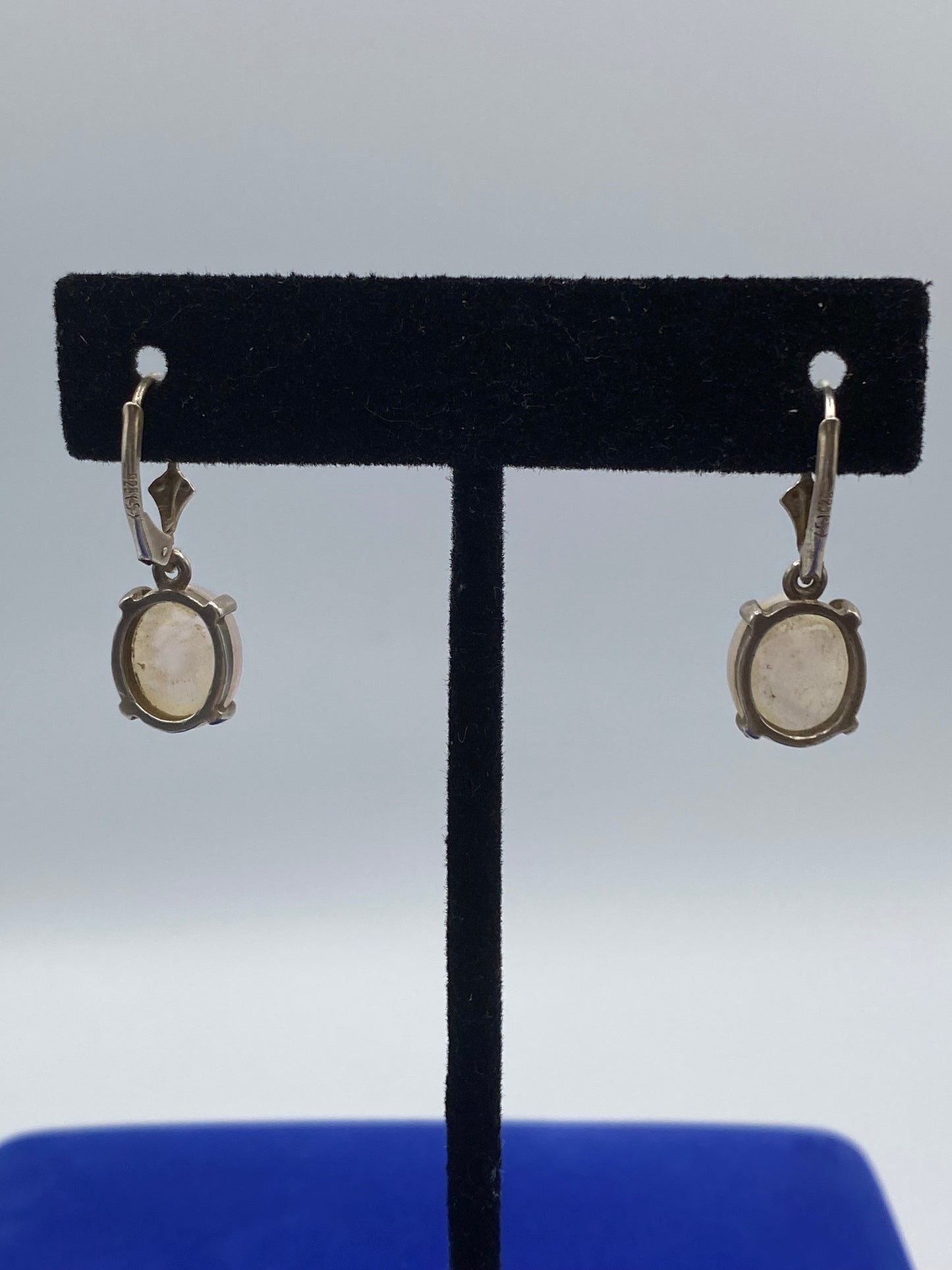Sterling Silver Rose Quartz Earrings